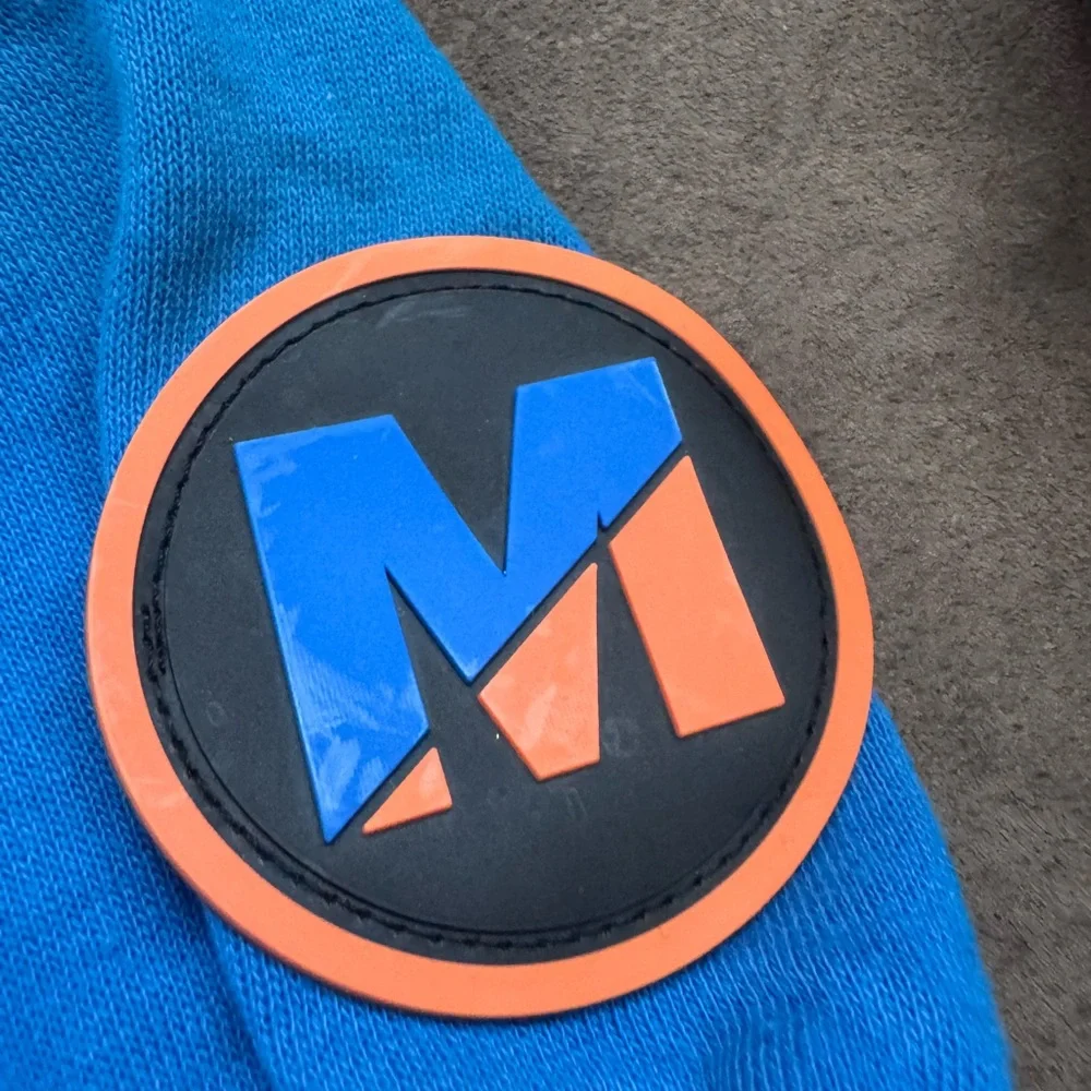 Blue and Orange Kids Hoodie with Mickey Design - Picture 4 of 5